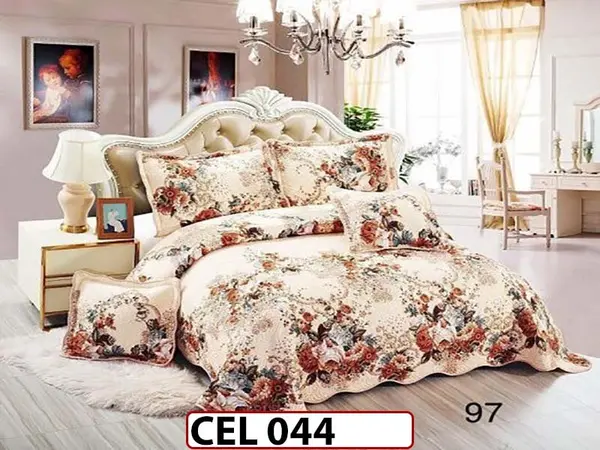 Cuvertura cu 5 piese din BUMBAC 100% - CEL044