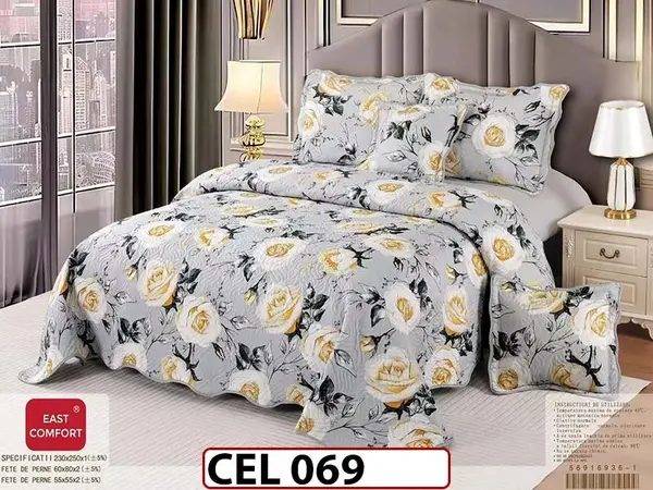 Cuvertura cu 5 piese din BUMBAC 100% - CEL069