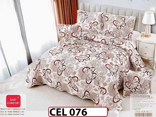 Cuvertura cu 5 piese din BUMBAC 100% - CEL076