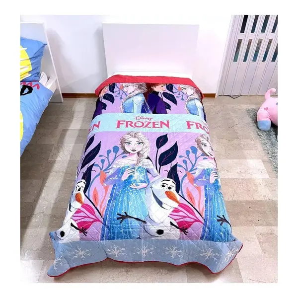 Cuvertura pentru pat, 250x150 cm, multicolor, Frozen Engros