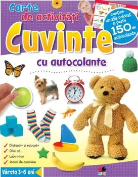 Cuvinte. Carte de activitati cu autocolante/***