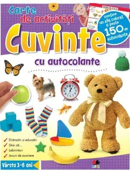 Cuvinte. Carte de activitati cu autocolante/***