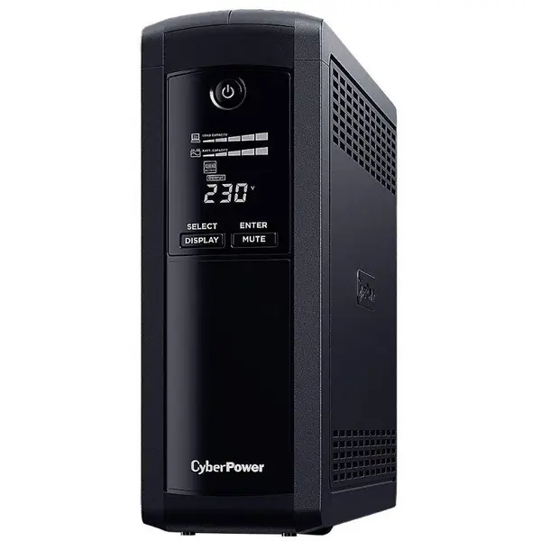 Cyber Power Sursa de alimentare neintreruptibila, CyberPower VP1200ELCD-FR, 1200 VA, 720 W, USB, Negru