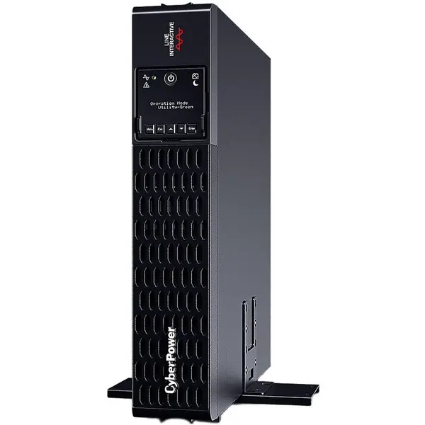 Cyber Power UPS Cyberpower PR1000ERT2U, line-interactive 1000VA1000W, Sinus Pur, Iesiri 10 x IEC C13, rackmount 2U