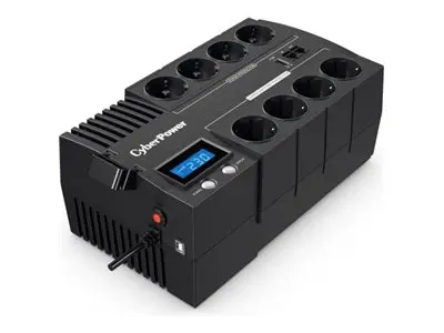 CYBERPOWER BR1000ELCD - UPS Line Interactive 1000VA 600W, LCD, AVR, 8 prize, USB