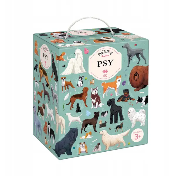CzuCzu Puzzle CzuCzu Puzzlove - Dogs, 40 piese, Varsta 3+