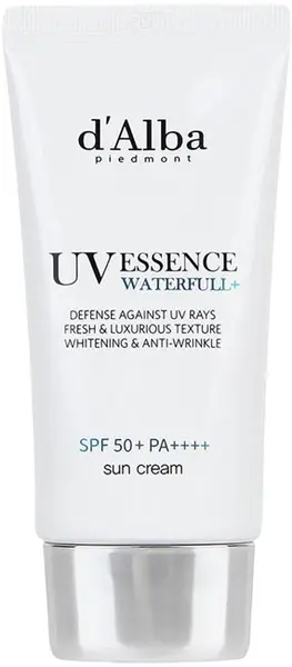 D'Alba Cremă de protecție solară pentru față Waterfull Essence, SPF50+, 50 ml