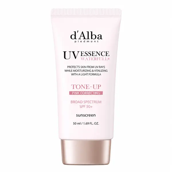 d'Alba - Waterfull Tone-up Sunscreen, Pink Correcting, 50ml