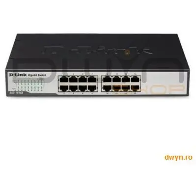 D-Link D-Link, Switch Desktop 16 porturi 10/100/1000