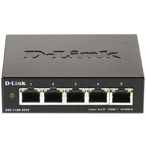 D-Link Switch D-Link DGS-1100-05V2, 5 ports Gigabit
