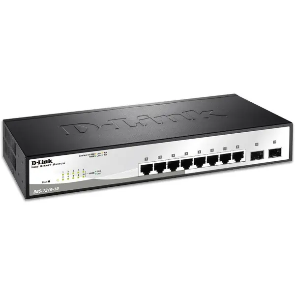 D-Link Switch D-Link Gigabit DGS-1210-10 PORT 10/100/1000/2SFP