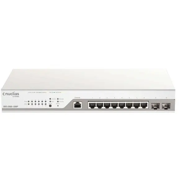 D-Link Switch Nuclias Cloud Managed D-Link DBS-2000-10MP, 20 Gbps