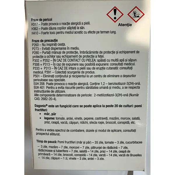 Dagonis 15 ml fungicid sistemic BASF (pomi fructiferi, legume, capsuni) - Default Title