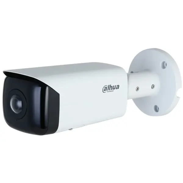 Dahua Camera de supraveghere IP, Dahua, IPC-HFW3441T-AS-P-0210B, 4 MP, IR 20 m, 2.1 mm, PoE, MicroSD, WizSense, unghi vizual 180°, Alb