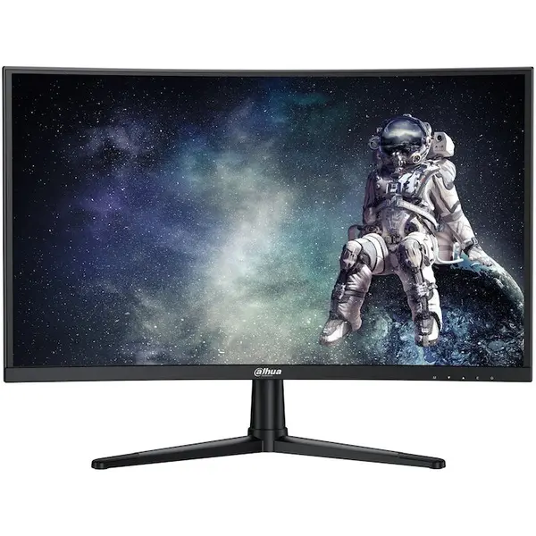 Dahua Monitor Dahua 23.6 DHI-LM24-E240C, Diagonala 23.6, Rezolutie 1920x1080, Rata de Refresh 180 Hz, VESA 75 x 75, Negru