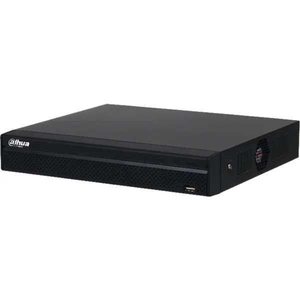 Dahua Network Video Recorder (NVR) Dahua NVR4108HS-4KS3, 8 canale, 12 MP, 80 Mbps, detectie faciala, protectie perimetrala, 1U, Negru
