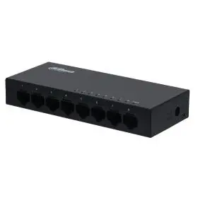 Dahua Switch Dahua PFS3008-8GT cu 8 porturi gigabit, Negru