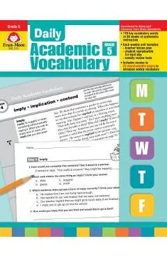 Daily Academic Vocabulary Grade 5 [With Transparencies] - Evan-moor Educational Publishers