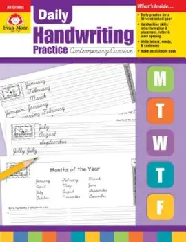Daily Handwriting Contemporary Cursive, Paperback/Evan-Moor Educational Publishers