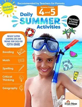 Daily Summer Activities: Moving from 4th Grade to 5th Grade, Grades 4-5, Paperback/Evan-Moor Educational Publishers