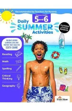 Daily Summer Activities: Moving from 5th Grade to 6th Grade, Grades 5-6 - Evan-moor Educational Publishers