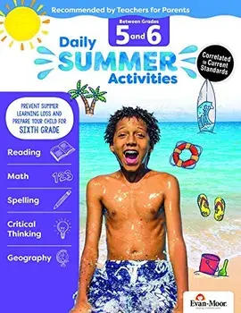 Daily Summer Activities: Moving from 5th Grade to 6th Grade, Grades 5-6, Paperback/Evan-Moor Educational Publishers