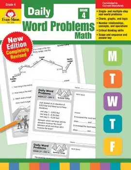 Daily Word Problems, Grade 4, Paperback/Evan-Moor