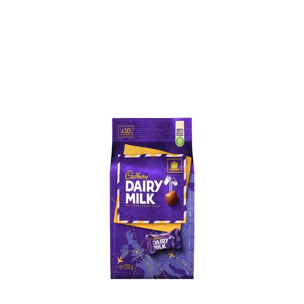 Dairy milk chunks bag 120 gr