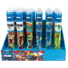 Dante Bricks Plus Plus Tubes mix 4 dinosaurs, display 24 pieces