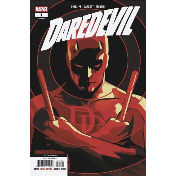 Daredevil (2026) 01 2nd Ptg Cvr A Lee Garbett Var