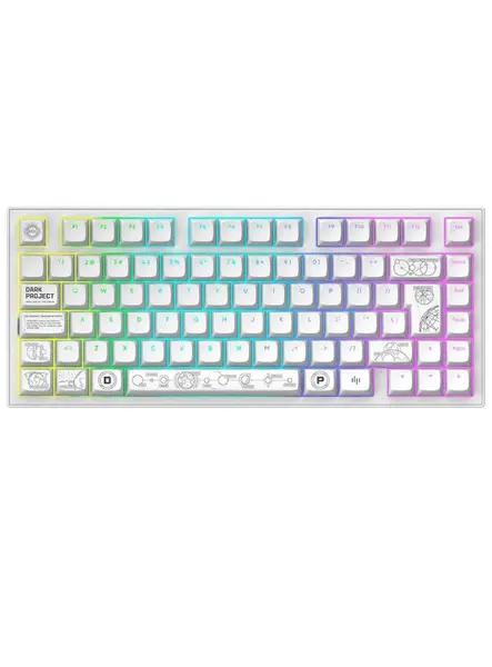 Dark Project Nova Keyboard White 81 Rgb Wireless