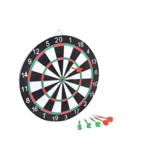 Darts cu 6 sageti, 35cm, multicolor