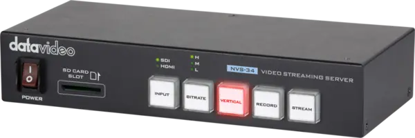 Datavideo NVS-34 Dual streaming encoder with Vert.Mode