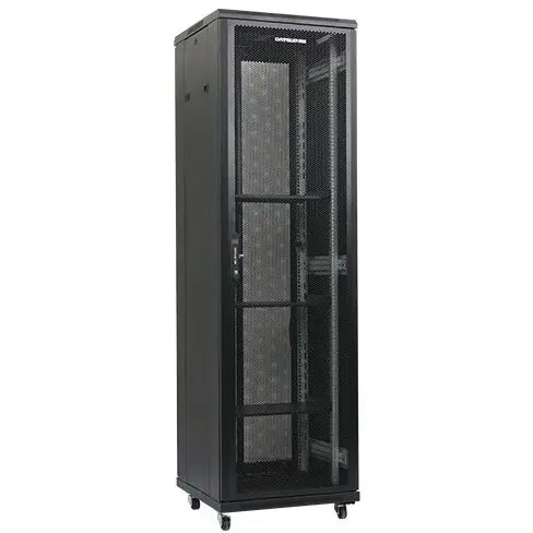 Dateup Cabinet metalic DATEUP MS3.8042.9801 42U, Stand alone, 800 x 1000, Metal door, Panouri laterale detasabile, Negru