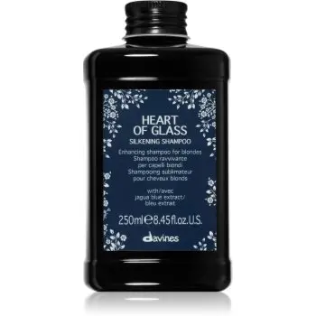 Davines Heart of Glass Silkening Shampoo sampon de curatare delicat pentru par blond