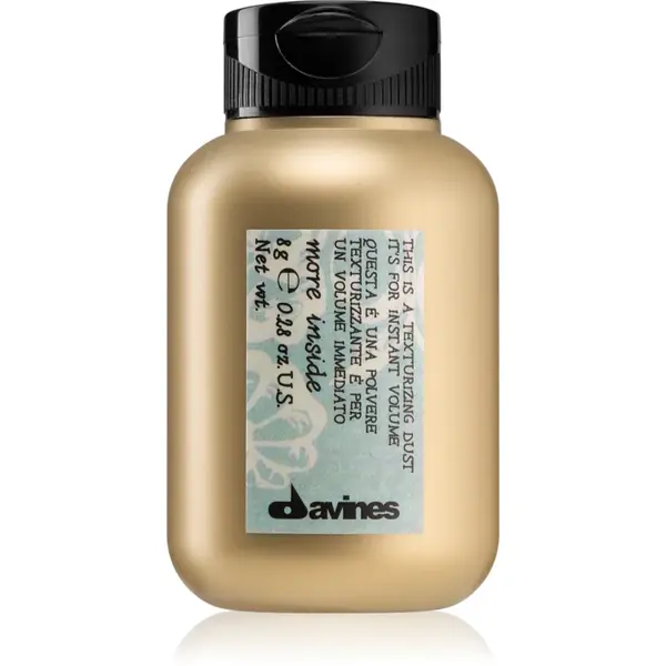 Davines More Inside Texturizing Dust pudră matifiantă de volum 8 g