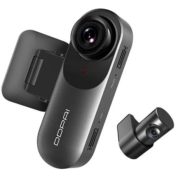 DDPAI Camera auto DDPai Mola N3 GPS Ultracompacta, Filmare 2K, 1600P, WDR, WiFi, ADAS, Negru