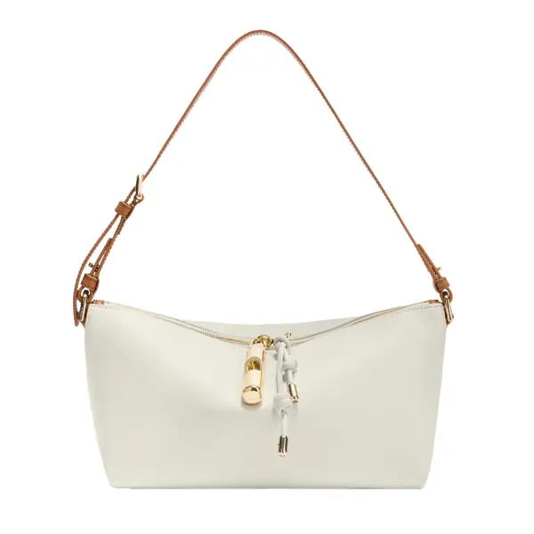 Debby mini shoulder bag panna + brandy