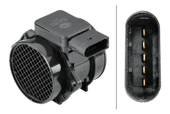 Debitmetru aer (5 pini, modul) potrivit HYUNDAI ACCENT III, COUPE II, HIGHWAY, IX35, SONATA V, TRAJET, TRAJET MINIVAN, TUCSON; KIA CARENS II, CARENS III, CERATO I, MAGENTIS II, RIO II 1.6-Electric 09.