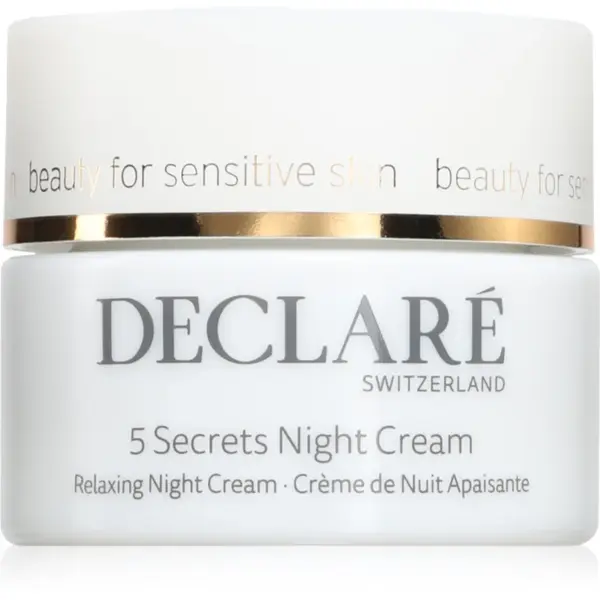 Declaré 5 Secrets crema de noapte cu efect calmant 50 ml