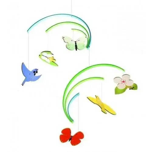 Decoratie mobil lemn, Primavara Djeco 44 cm