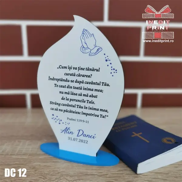 Decoratiune Botez DC12 17x11cm
