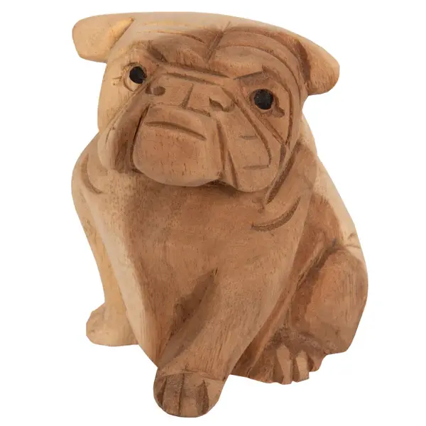 Decoratiune LIRAN BULLDOG - Lemn