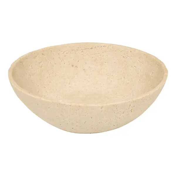Decorațiune metal Decorative bowl Serio polyresin, bej, Ø25x8 cm