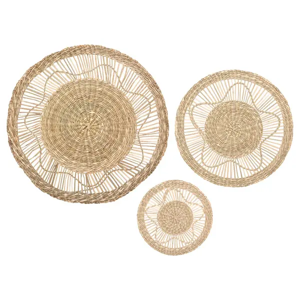 Decoratiune pentru perete PWD-0113, Bej, 38x38 cm