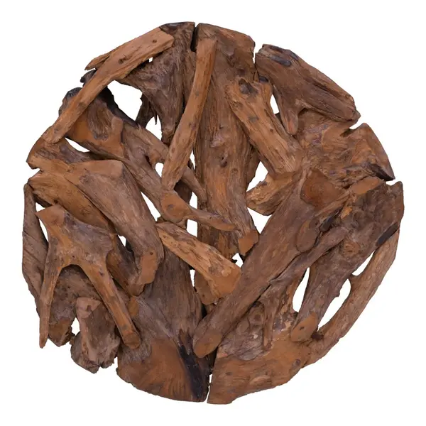 Decoratiune perete, Sebal, Pako, Natural 80x5x80 cm