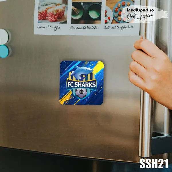 Decoratiune personalizata cu magnet F.C. Sharks SSH21