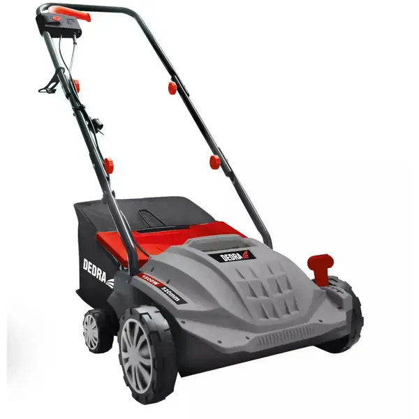 Dedra Scarificator si aerator electric Dedra DED8705 , 1500W, 3000 RPM, Gri-Rosu-Negru
