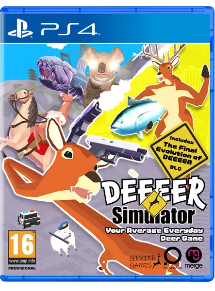 Deeeer Simulator Your Average Everyday Deer Game Плейстейшън 4