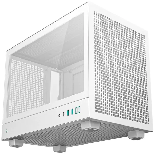 Deepcool Carcasa Deepcool CH160, Fara Sursa, ABS, SPCC, Tempered Glass, Alb